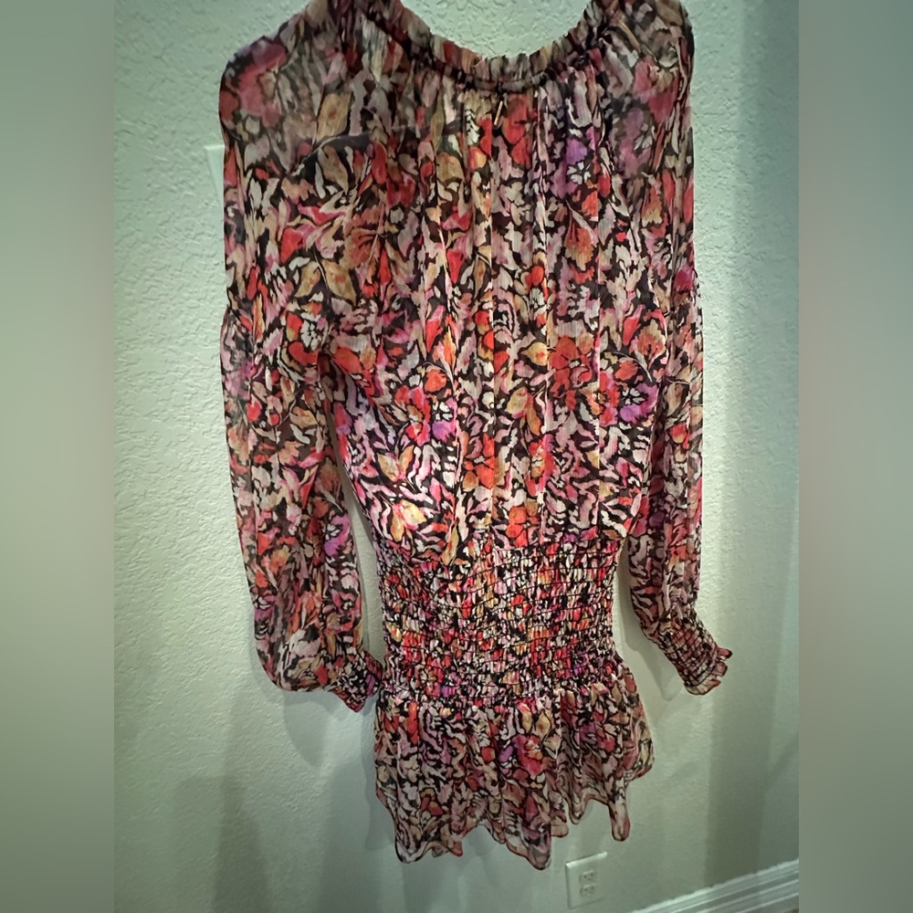Misa Los Angeles Multicolor Floral Blouse dress